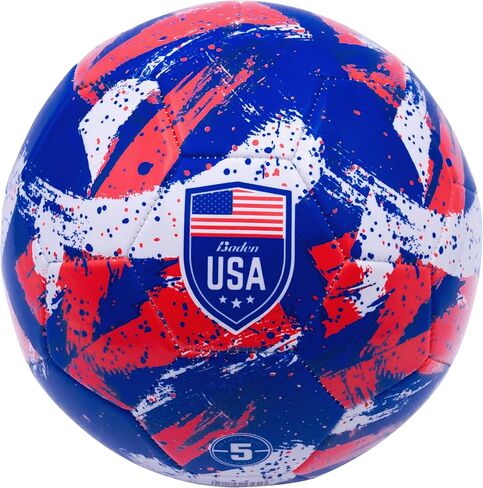 Baden | USA Soccer Starter Set | Includes Size 5 Ball, 4 Cones, 1 Pump & 1 Bag with Drawstring in Saudi Arabia