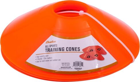 Baden | USA Soccer Starter Set | Includes Size 5 Ball, 4 Cones, 1 Pump & 1 Bag with Drawstring in Saudi Arabia