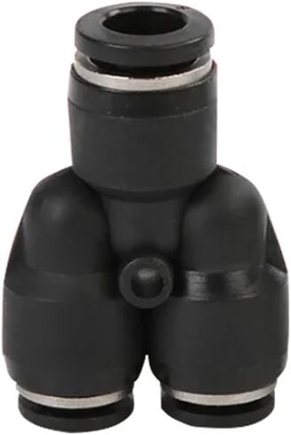 Pneumatic Fittings Compressor Pipe Tube Hose Connector 4mm 6mm 8mm 10mm 12mm PY 1Pcs(PY(Black),6mm) in Saudi Arabia