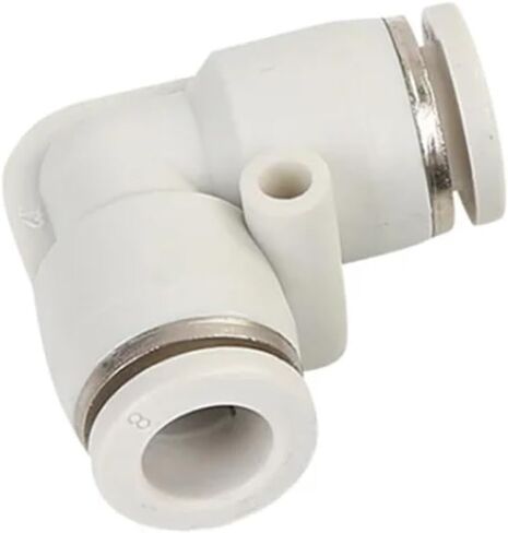Pneumatic Fittings Compressor Pipe Tube Hose Connector 4mm 6mm 8mm 10mm 12mm PV 1Pcs(PV(White),12mm) in Saudi Arabia