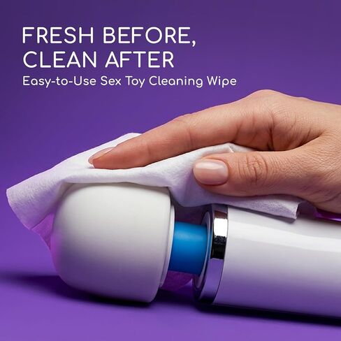 Astroglide Sex Toy Cleaning Wipes (20 Count) – Toy Cleaner Wipes for Silicone, Glass & Rubber Adult Toys, Alcohol‑Free, Residue‑Free in Kuwait