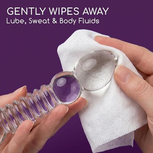 Astroglide Sex Toy Cleaning Wipes (20 Count) – Toy Cleaner Wipes for Silicone, Glass & Rubber Adult Toys, Alcohol‑Free, Residue‑Free in Kuwait