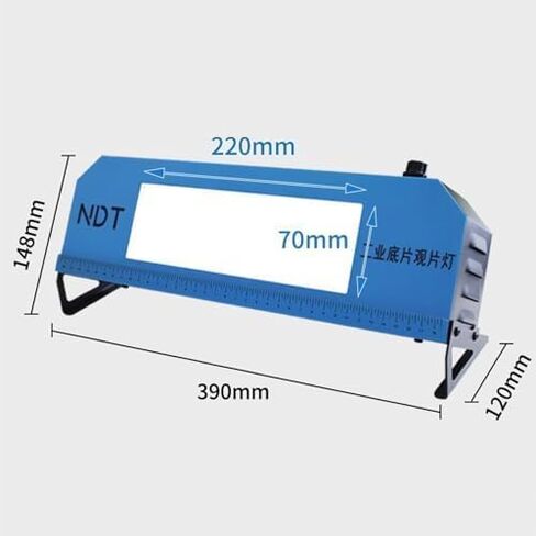 عارض أفلام LED صناعي، ضوء فحص إشعاعي محمول 220 × 70 مم، تعتيم بدون خطوات، مع مفتاح قدم in Kuwait