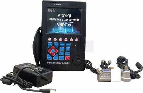 Ultrasonic Defectoscope Digital UT Flaw Detector with 0~10000mm Measuring Range USB PC Communication Interface BNC for Cast Iron Forging Plate Rod Component Defect Thickness Testing in Saudi Arabia