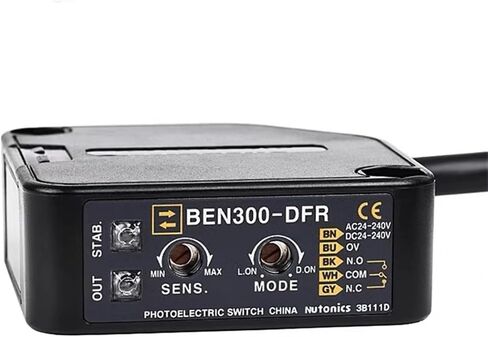 Photoelectric Sensor Switch AC DC Relay Output Adjustable photoelectric BEN5M-MFR/MDT BEN300/500-DFR/DDT BEN10M-TFR/TDT(BEN500-DFR) in Saudi Arabia
