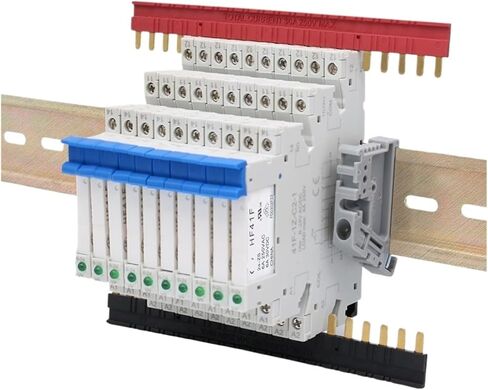 10 قطعة مرحل السكك الحديدية HF 41F مرحلات رقيقة 41F-5-ZS 41F-12-ZS 41F-24-ZS 5V/12V/24V(10 قطعة 24 فولت) in Saudi Arabia