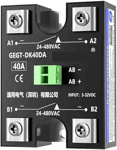 SSR-SK40DA ثنائي القناة للتحكم DC AC أحادي الطور مرحل الحالة الصلبة 60 25DK (GEGT-DK10DA) in Saudi Arabia