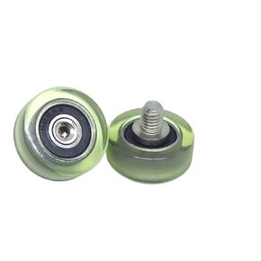 1 قطعة PU60518-5C1L6M4 عجلة مطاطية ناعمة دوارة (OD11 × W4 × M4) in Kuwait