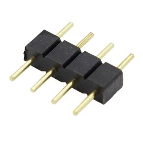 Fengpeng 10 قطعة/الوحدة 4 دبوس RGB موصل محول دبوس إبرة ذكر نوع مزدوج 4pin ، ل 5050 3528 LED قطاع أضواء ذاتية الصنع إدراج in Kuwait