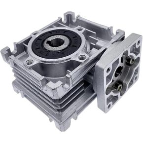 NMRV030 Gearbox Worm Gear Reducer Speed 14mm Output for Nema 23 57mm Stepper Motor DC(Dual Output Shaft,5 to 1) in Kuwait