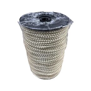 لفة حبل سلسلة من الخرز البلاستيكي - بكرة بطول 1000 قدم - رقم 10 - ظل دوار، ظل روماني، وإصلاح سلسلة الكرة العمياء من كاستيلانوس (أبيض) in Kuwait