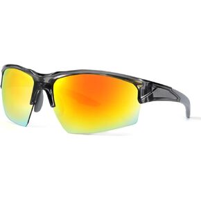 نظارات شمسية Meeloog Golf للرجال والنساء، نظارات شمسية خفيفة الوزن UV400 مثالية لركوب الدراجات والجري وكرة البيسبول in Kuwait