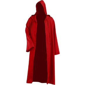 Wizard Tunic Hooded Robe Halloween Cloak Renaissance Long Cape Robe for Men Cosplay Costumes Halloween in Kuwait