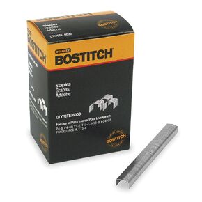Bostitch PowerCrown 1/4 بوصة طول × 7/16 بوصة عرض دبابيس تاج فولاذية عريضة 18 جيجا 6000 قطعة in Kuwait