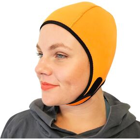 SwimCell Swimming Hat for Open Water Swimming and Watersports. Thermal 4mm Neoprene Swimming Cap for Adults. Adjustable and Reversible for Men and Women. One Size 21-23 inch in Saudi Arabia