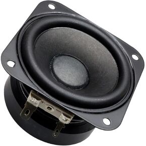 70mm Subwoofer Square 4Ω 15w Rubber Low Tone Loudspeaker Karaoke Bass Woofer 2.75in Square Woofer in Kuwait