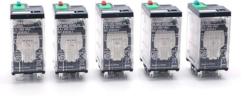 مرحل إضافي مصغر مع LED RXM4A 4CO 6A 12 VDC-110 VDC 24 VAC-230 VAC الكهرومغناطيسي (RXM4AB2JD 12DC) in Kuwait