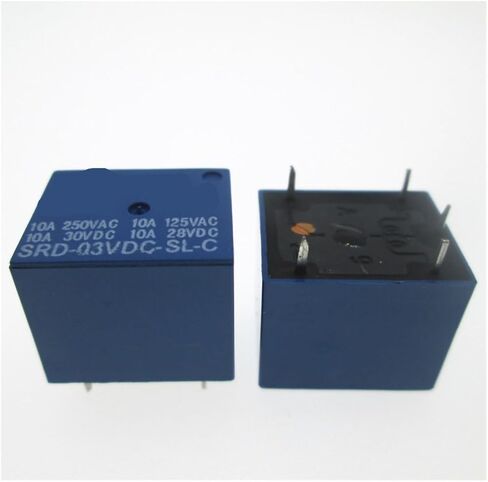 3V التتابع SRD-03VDC-SL-C SRD-03VDC SRD 03VDC-SL-C 3VDC 10A 250VAC T73 DIP5 (20 قطعة) in Saudi Arabia