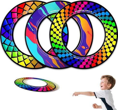 Doinfly 【عبوة من 3 ألعاب طيران احترافية - معدات طيران رياضية فائقة الثبات وطويلة المسافة للألعاب الخارجية وحمام السباحة والشاطئ ومتعة الفناء الخلفي | لعبة عائلية للبالغين والأطفال (سلسلة متدرجة) in Kuwait