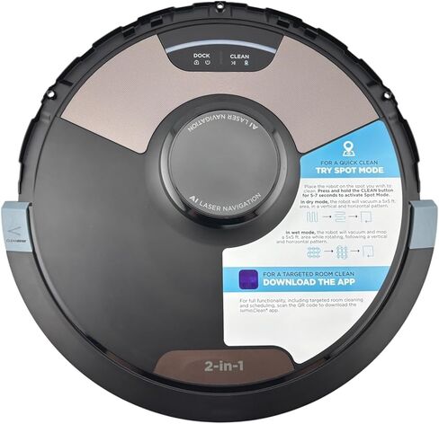 Lidar Mapping Sensor and Brown Top Housing Cover Compatible Replacement for Shark Robot Vacuum Cleaner AV2610WA RV2600WA RV2610WA RV2610WACA RV2610WD - Smart AI Navigation 360 Laser in Saudi Arabia