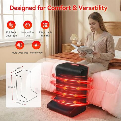 أقدام العلاج بالضوء الأحمر، بساط العلاج بالضوء الأحمر مع وضع النبض والمؤقت، 450 قطعة 3-1 خرزة مصباح، جهاز علاج بالأشعة تحت الحمراء يمكن ارتداؤه 660 نانومتر و850 نانومتر للجسم في المكتب المنزلي in Kuwait