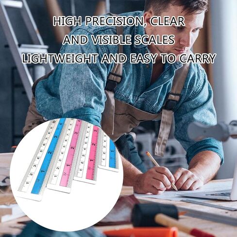 Professional Metal Straight Edges Ruler for Precise Work & Metric Long Small Metal Edges Precise Measurement Tool in Saudi Arabia