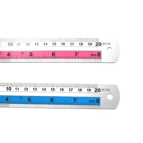 Professional Metal Straight Edges Ruler for Precise Work & Metric Long Small Metal Edges Precise Measurement Tool in Saudi Arabia