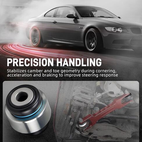 Bevinsee ترقية مجموعة محامل الذراع الخلفية المتوافقة مع 3 سلسلة E90 E91 E92 E93، 1 سلسلة E81 E82 E87 E88 2005-2013، X1 Series E84 2010-2015، 33326763092 in Kuwait