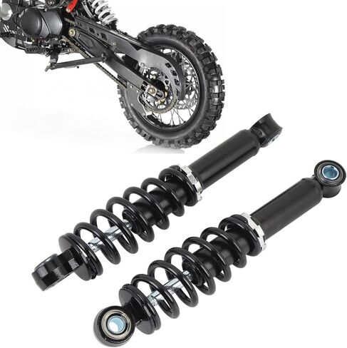 220 مللي متر دراجة نارية مانع الصدمات الخلفي تعليق المثبط للدراجات الكهربائية دراجة صغيرة ATV سكوتر الترابية دراجة 2 قطعة in Kuwait