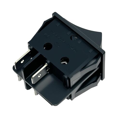 DRH-2415-3 تشغيل/إيقاف قارب الروك التبديل قناة R سلسلة DPST 20 A 16 A 125 250VAC 6 دبابيس استبدال لمجموعة متنوعة من التطبيقات PA66 أسود سهل التركيب متين in Saudi Arabia