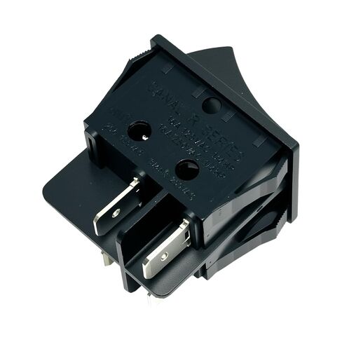 DRH-2415-3 تشغيل/إيقاف قارب الروك التبديل قناة R سلسلة DPST 20 A 16 A 125 250VAC 6 دبابيس استبدال لمجموعة متنوعة من التطبيقات PA66 أسود سهل التركيب متين in Saudi Arabia