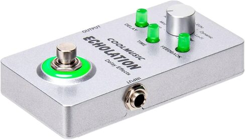 COOLMUSIC A-DE01 Echolation Digital Delay Pedal with 9 Effects… in Saudi Arabia