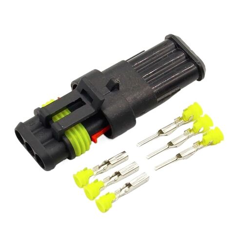 Fengpeng 5 مجموعات عدة 3 دبوس طريقة سلك كهربائي مقاوم للماء موصل السيارات التوصيل للسيارة in Kuwait