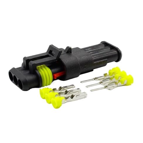 Fengpeng 5 مجموعات عدة 3 دبوس طريقة سلك كهربائي مقاوم للماء موصل السيارات التوصيل للسيارة in Kuwait