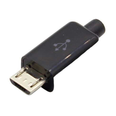 Fengpeng 10 قطعة DIY مايكرو USB نوع B ذكر 5pin أربع قطع موصل مقبس التوصيل in Kuwait
