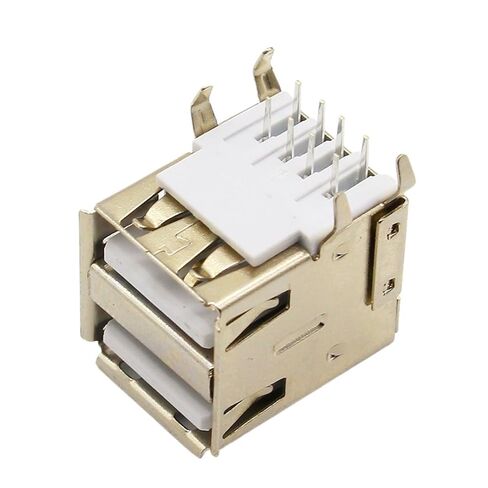 Fengpeng 10 قطعة/الوحدة USB نوع موصل مقبس أنثى الأبيض 2to1 مجموعة G44 لشحن واجهة اتصال البيانات in Kuwait