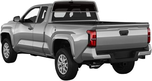 Precut Window Tint Film Front Two Door Windows Tint Film Cars Sun Blocking Protection Privacy Anti Shatter Glass 2 Ply Computer Cut 05% Tint Shade for Toyota Tacoma Access Cab 2016-2023 in Saudi Arabia