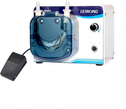 Complete Peristaltic Pump ZP600 Brushed DC Motor 24V 20W High Flow Rate Compact Variable Speed Laboratory Industrial Filling Water Pump (4 * 7.2mm Silicone Tube 160~530ml/min) in Saudi Arabia