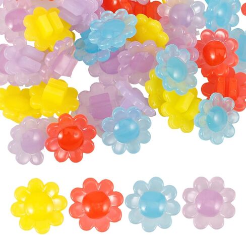 Mipcase Kids Bike Wheel Spoke Beads 100Pcs Colorful Clip-on Bicycle Spoke Decorations for Children S Bikes Easy Installation and Enhanced Night Visibility in Saudi Arabia