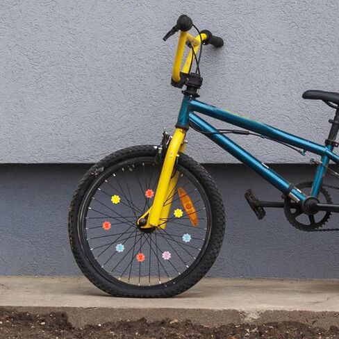 Mipcase Kids Bike Wheel Spoke Beads 100Pcs Colorful Clip-on Bicycle Spoke Decorations for Children S Bikes Easy Installation and Enhanced Night Visibility in Saudi Arabia