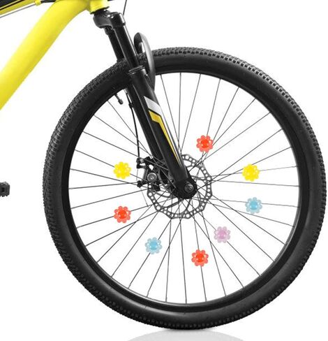 Mipcase Kids Bike Wheel Spoke Beads 100Pcs Colorful Clip-on Bicycle Spoke Decorations for Children S Bikes Easy Installation and Enhanced Night Visibility in Saudi Arabia