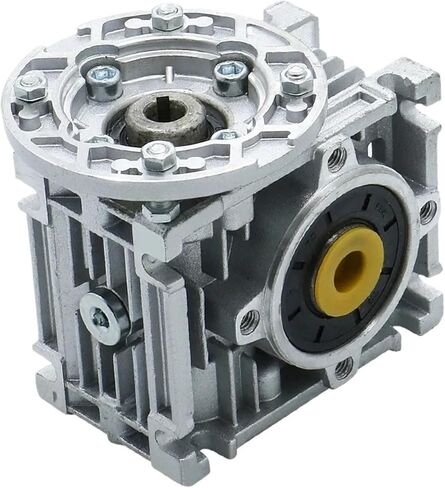 Worm Gear Reducer NMRV030 High Tq Gearbox Input 9/11mm Output 14mm Suitable for Nema23 63B14 Flange Induction Motor(RATIO15-63B14) in Saudi Arabia