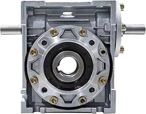 Worm Reducer NRV040-VS Double Input Shaft 11mm Ratio 5:1-100 :1 90 Degree Gearbox Speed(Ratio 20 to 1) in Kuwait