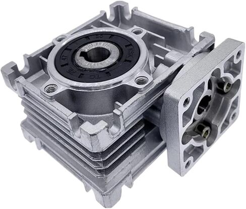NMRV030 Gearbox Worm Gear Reducer Speed 14mm Output for Nema 23 57mm Stepper Motor DC(Dual Output Shaft,5 to 1) in Kuwait
