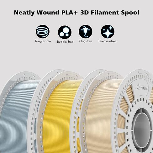 JOY FUTURE PLA+ 3D Printer Filament, PLA Plus Filament Neatly Wound 3D Printing Filament 1.75mm Dimensional Accuracy +/- 0.02 mm Fit Most FDM 3D Printers, 1Kg Spool (2.2lbs) (Pink) in Saudi Arabia