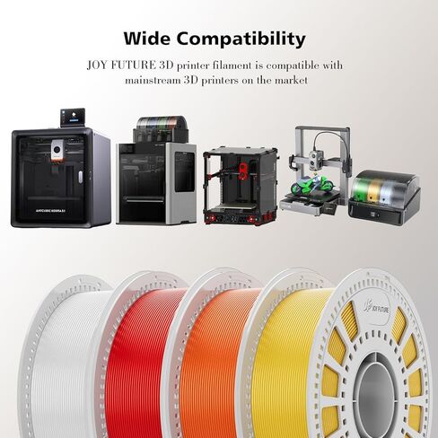 JOY FUTURE PLA+ 3D Printer Filament, PLA Plus Filament Neatly Wound 3D Printing Filament 1.75mm Dimensional Accuracy +/- 0.02 mm Fit Most FDM 3D Printers, 1Kg Spool (2.2lbs) (Pink) in Saudi Arabia