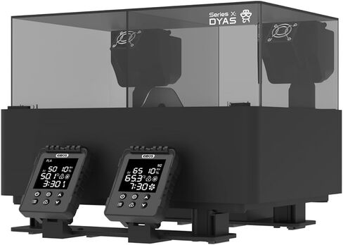 EIBOS 3D الطابعة خيوط مجفف Dyas لمختبر Bambu AMS، سخان AMS مع التجفيف النشط، الختم التلقائي بالكامل، تجفيف المرحلة الثانية، التثبيت المستقل لـ PLA، PETG، النايلون in Kuwait