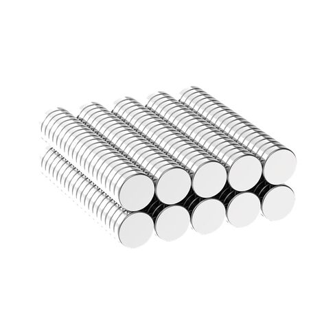 N42 Powerful Rare Earth Magnets- 1/4" D x 1/16" H - 200 Pack, Silver Super Strong Neodymium Disc Magnet for Fridge, DIY, Building, Scientific, Craft, and Office Magnets, 0.25" Dia x 0.0625" Thick in Kuwait