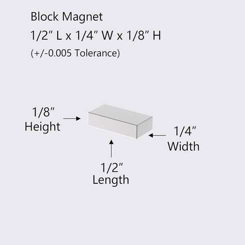 N52-1/2 L x 1/4" W x 1/8" H - 60 Pack, Strong Neodymium Bar Magnets, Powerful Rare Earth Magnets, Heavy Duty Industrial Neodymium Small Block Magnet 0.5 x 0.25 x 0.125 inch in Saudi Arabia