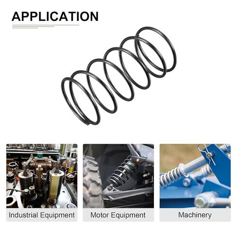 DTGN 1.2x20x40mm(DxODxL) Compression Spring - 20Pack - Good for Machinery - Spring Steel Extension Spring - Black in Saudi Arabia